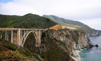 Big Sur, Bixby Creek Bridge 1932 - HIGHWAY ONE CA USA 2012