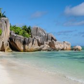 Anse Source d´Argent - LA DIGUE Seychellerna 2015